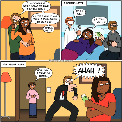 It's a girl! [@flederedcreate]