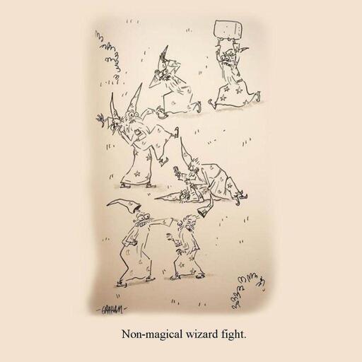 Just old-fashioned tussling.