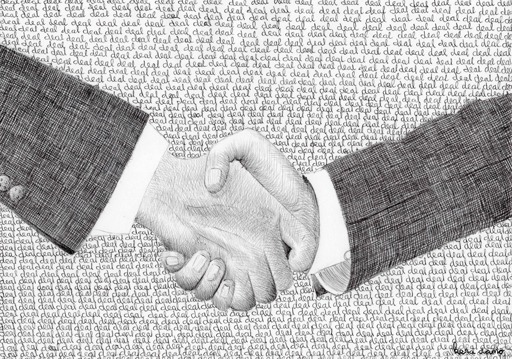 Ink drawing made by visual artist Kera Damo from The Hague as part of Inktober