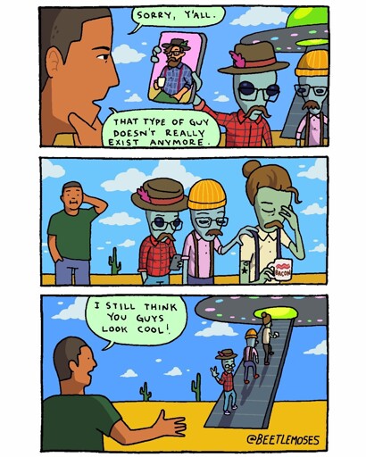 About a decade too late. [@beetlemoses] 